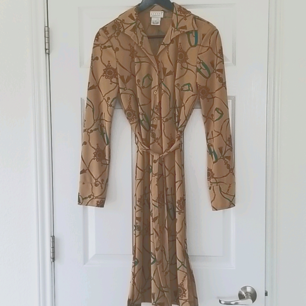 Hennes by H&M Chemise Dress with Hermes like print